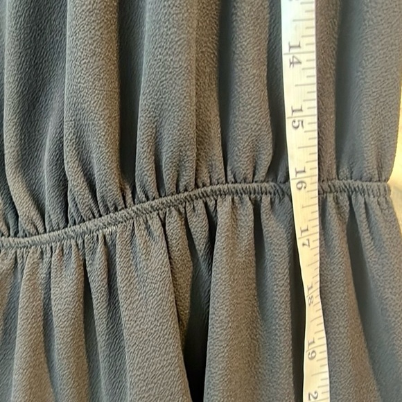 The Impeccable Pig,USA,Adorable V-Neck Mini Dress w/Elastic Waist,Classic Black - Picture 9 of 10